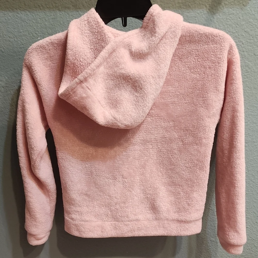 Bebe Hoodie Light Pink with Gold Logo Kids Size Medium